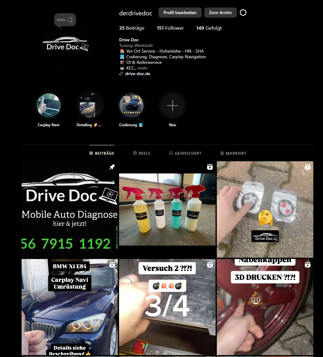 instagram derdrivedoc